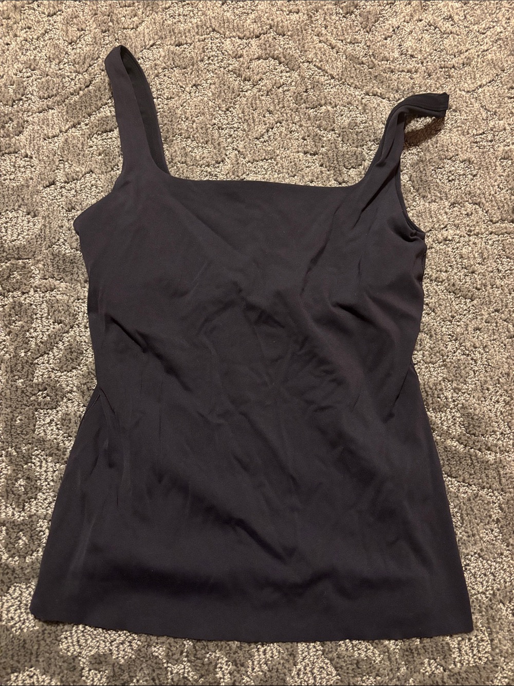 Nike Black Square-Neck Tank Top